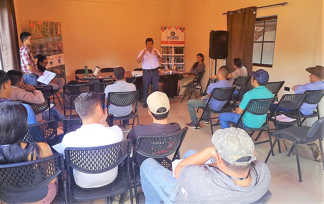 Se capacitara a 1500 productores de Café en 4 Departamentos de Honduras en manejo de paisaje